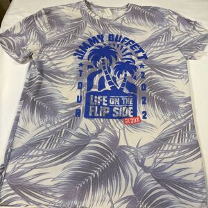 Jimmy Buffet 2022 Concert Tour Life On The Flip Side T Shirt Men's Size L